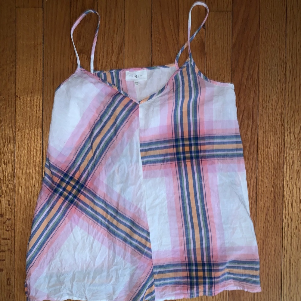 Lou&Grey plaid tank top!